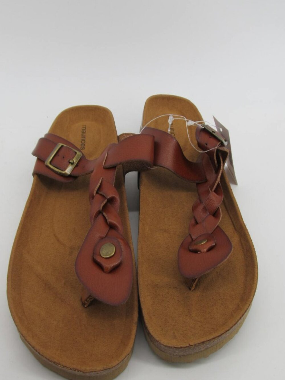 Maurice’s Braided Sandals Womens 10 Slip On Nwt Summer Slides